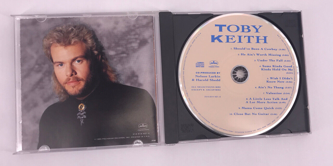 Toby Keith : Toby Keith CD (1993) - Country Music - Should Have Been a Cowboy